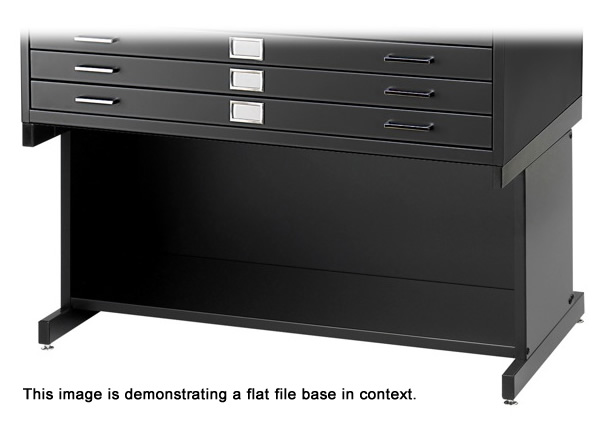 Safco high base for flat files.