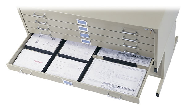 Drawer dividers for Safco flat files.