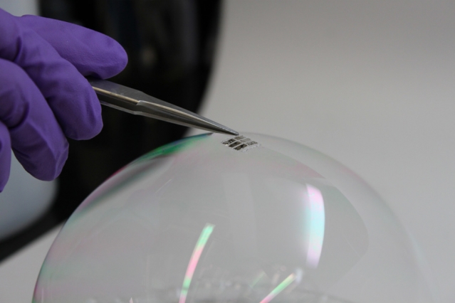 Ultra thin solar cell.