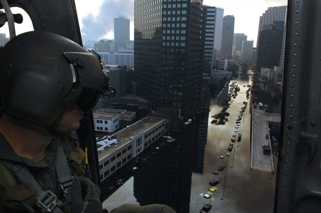 New Orleans under water.