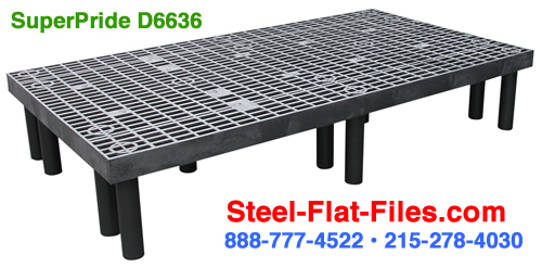 Modular Plastic Storage and Dunnage Racks Steel-Flat-Files.com