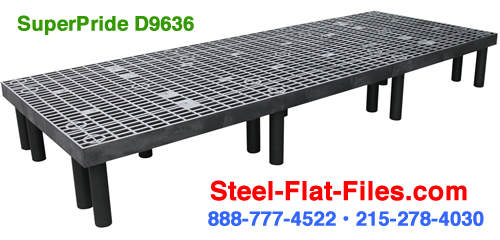 Modular Plastic Storage and Dunnage Racks Steel-Flat-Files.com